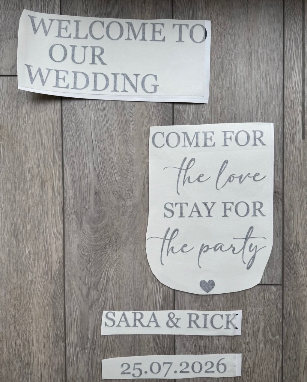 Welcome Sign Vinyl Offer