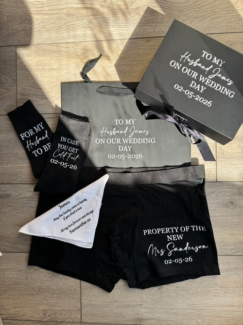For My Groom Husband Gift Set