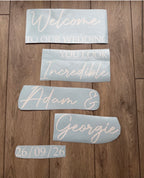 Welcome Sign Vinyl Offer