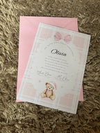 Personalised My Very First Christmas Letter Certificate