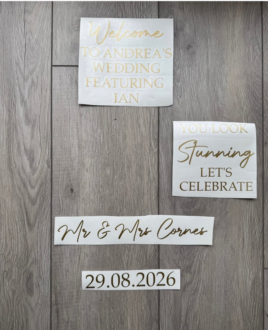 Welcome Sign Vinyl Offer