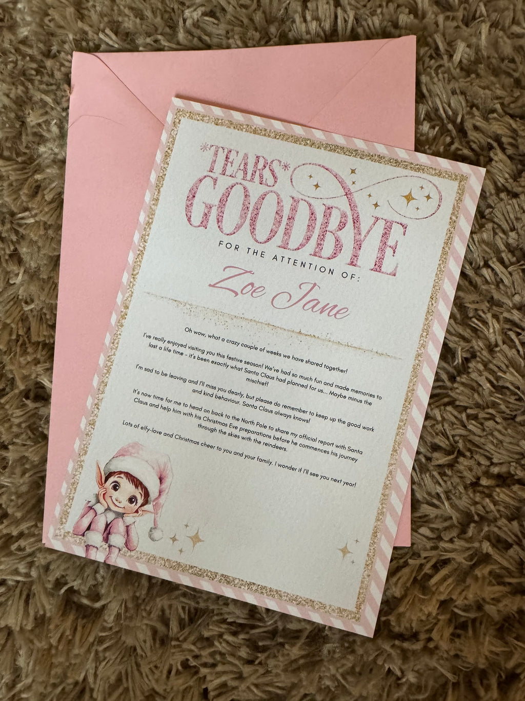 Personalised Christmas Elf Letters