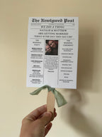 Personalised Newspaper Fans