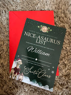 Personalised Christmas Nice List Letters Boys