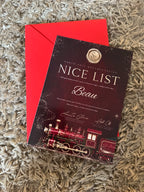 Personalised Christmas Nice List Letters Boys