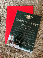 Personalised Christmas Nice List Letters Boys