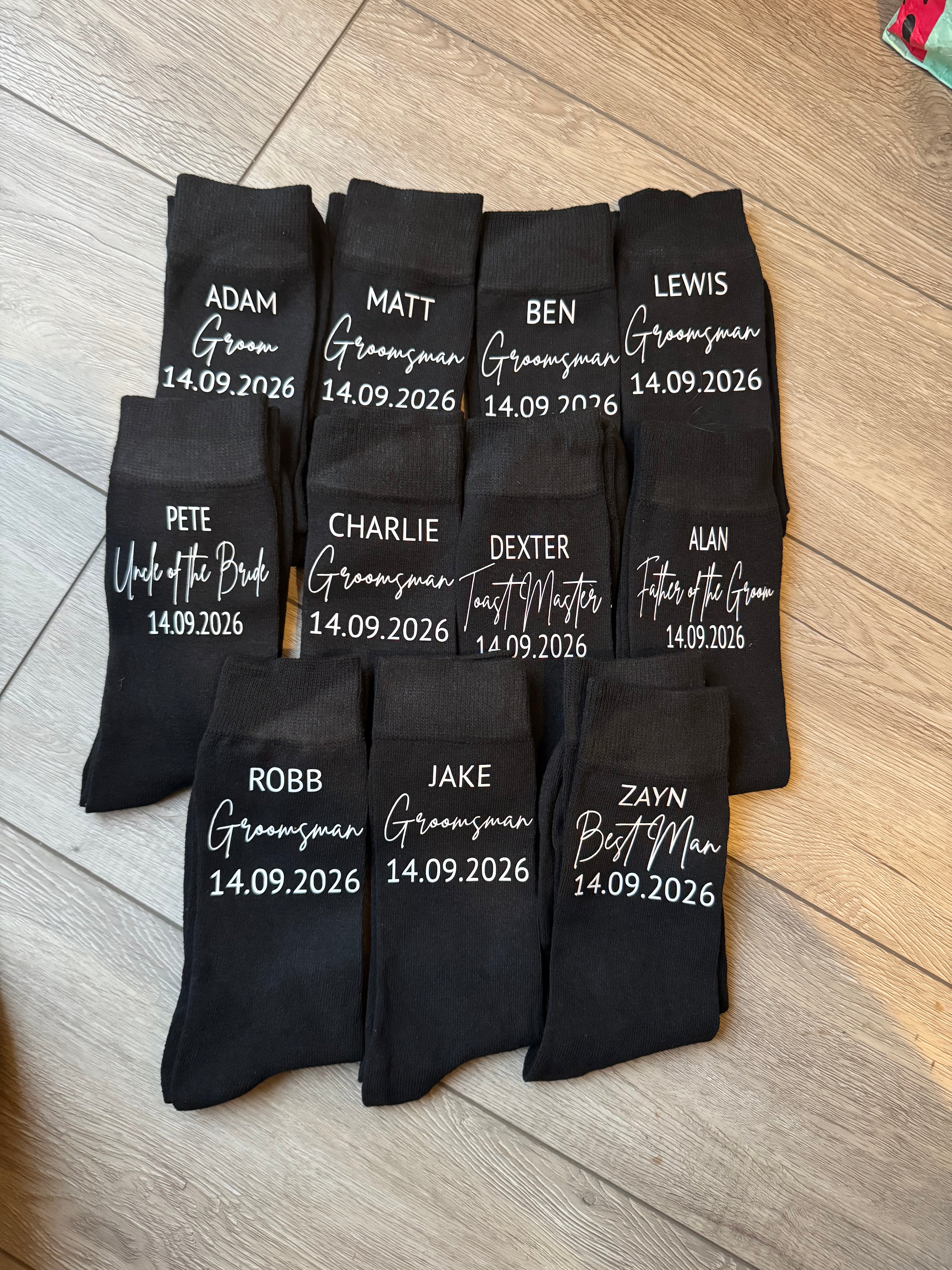 Wedding Party Socks