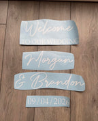Welcome Sign Vinyl Offer