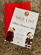 Personalised Christmas Nice List Letters Girls