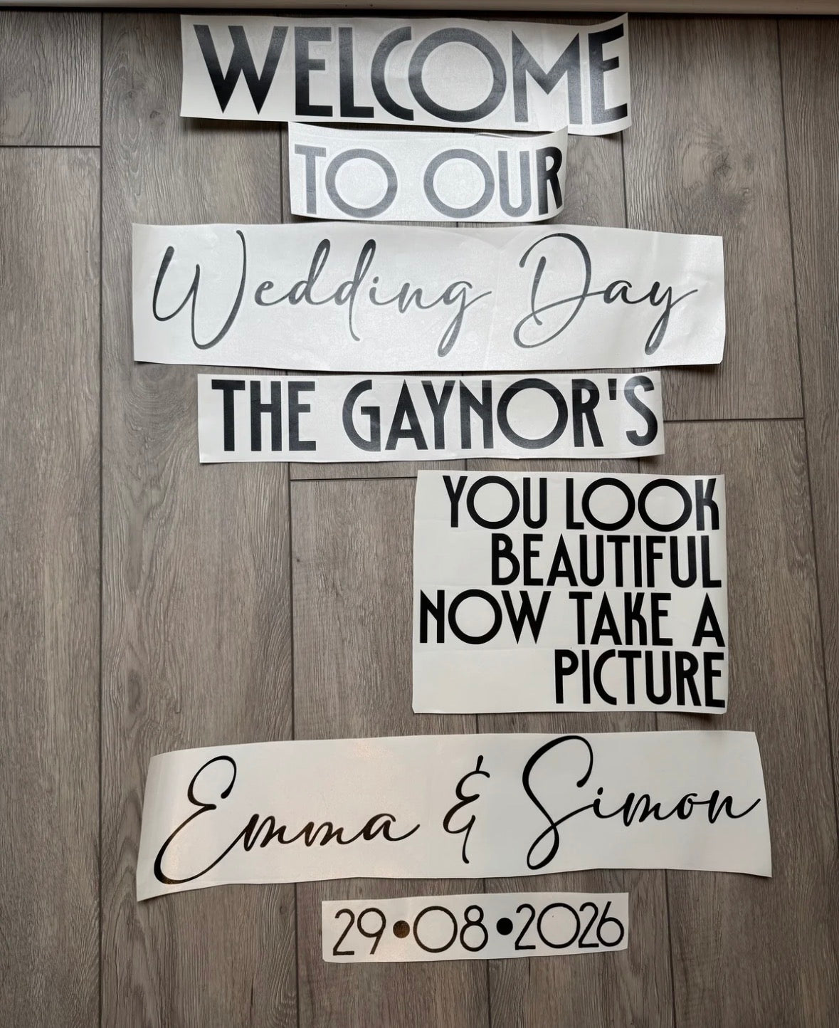 Welcome Sign Vinyl Offer