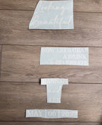 Welcome Sign Vinyl Offer
