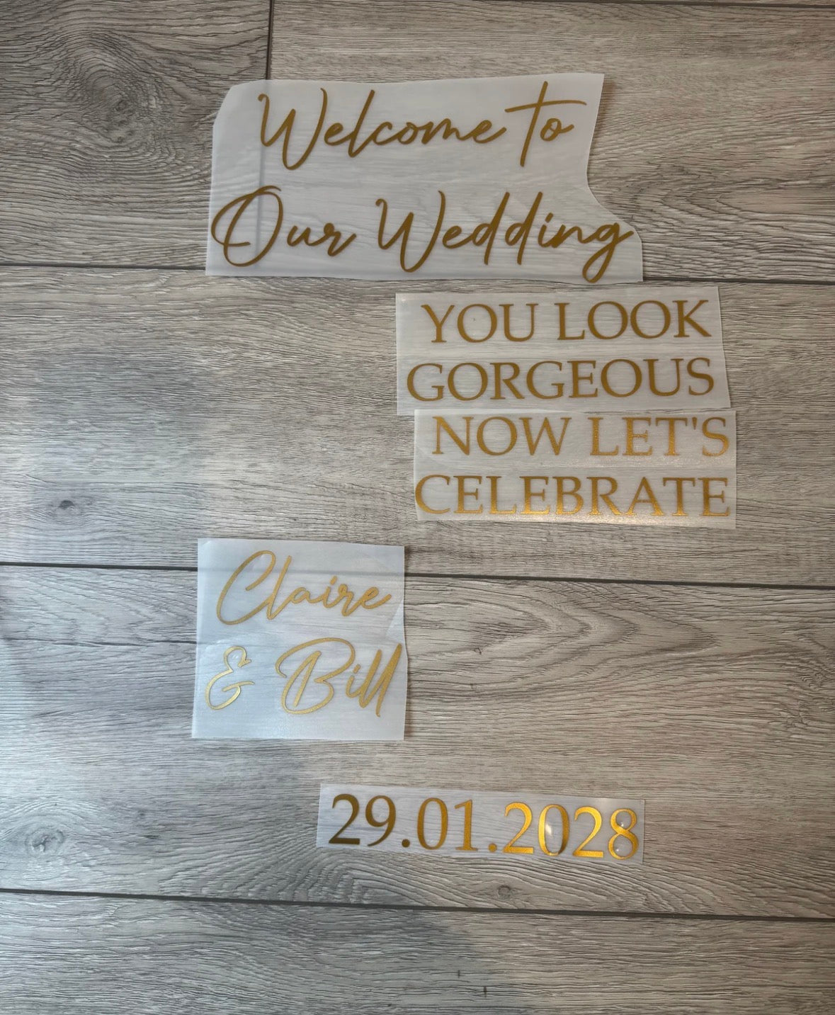 Welcome Sign Vinyl Offer