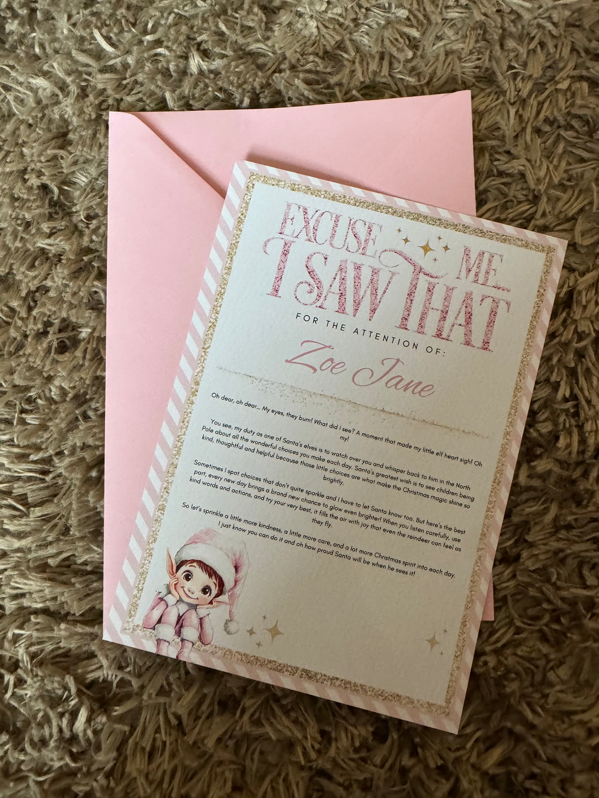 Personalised Christmas Elf Letters