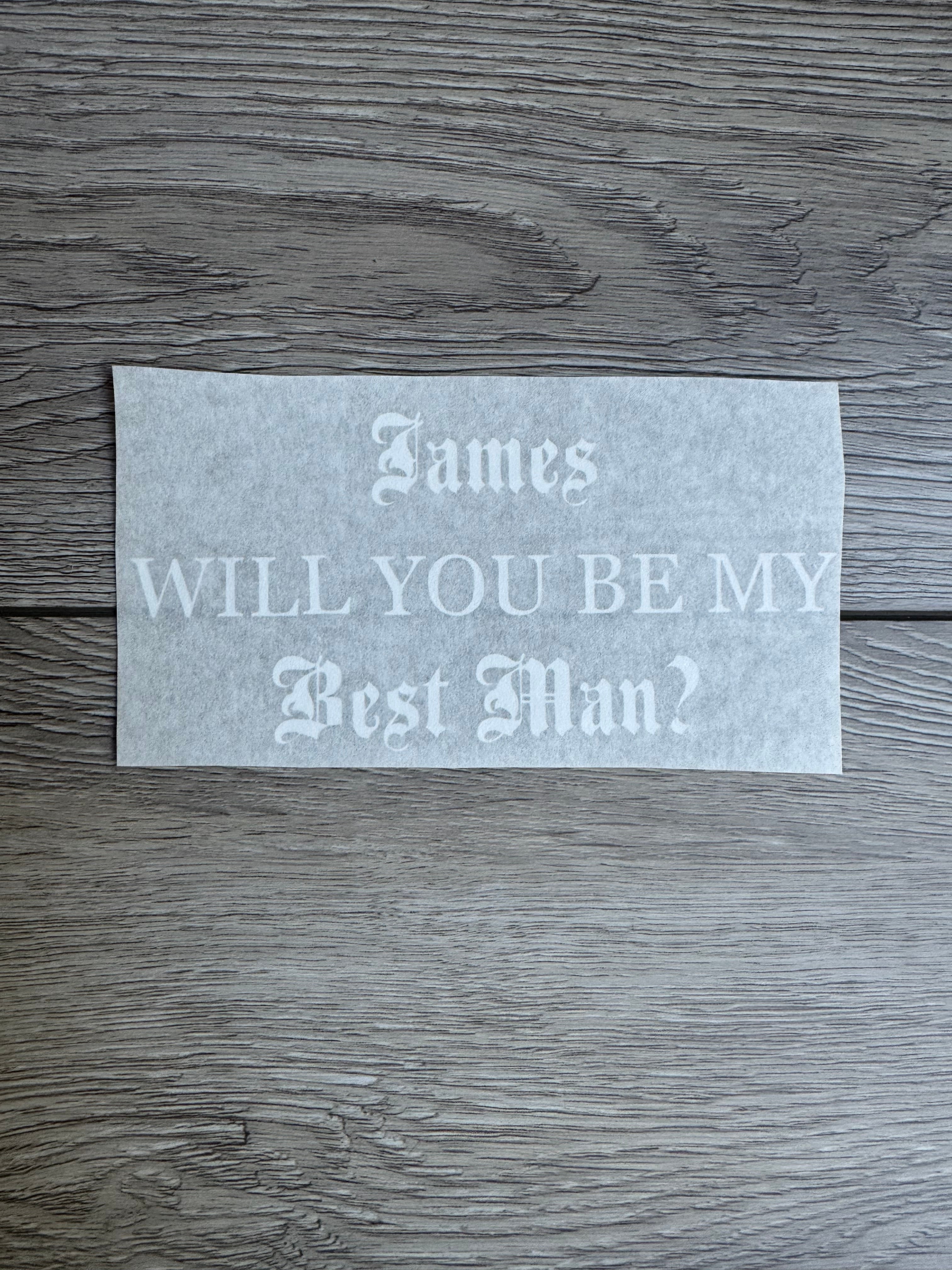 Will you be my? Vinyl Stickers Gothic Theme