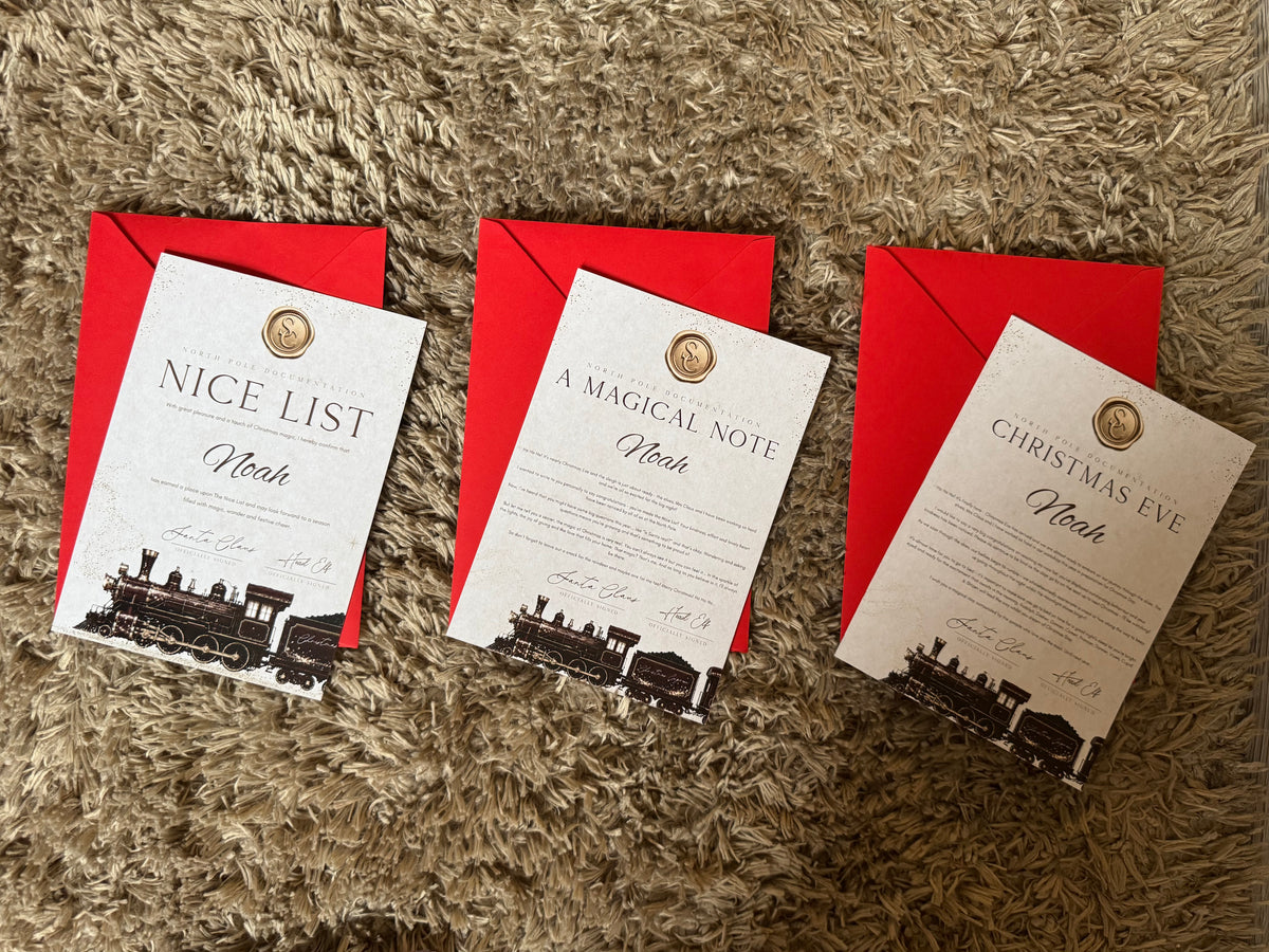 Personalised Christmas Nice List Letters Boys