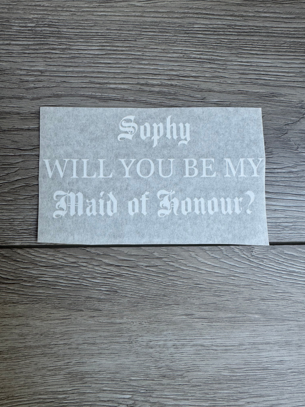 Will you be my? Vinyl Stickers Gothic Theme