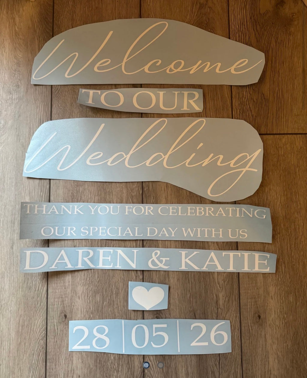 Welcome Sign Vinyl Offer