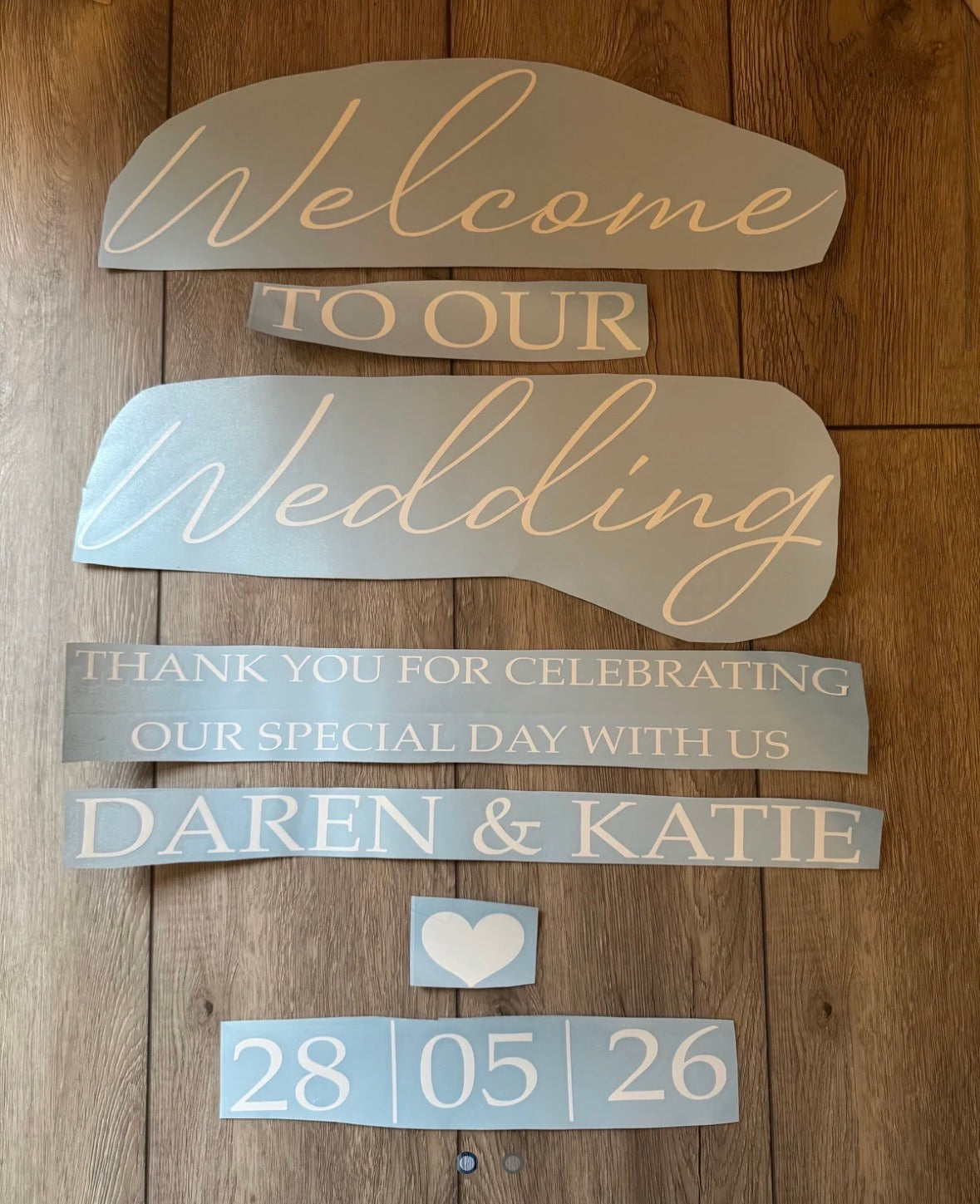 Welcome Sign Vinyl Offer