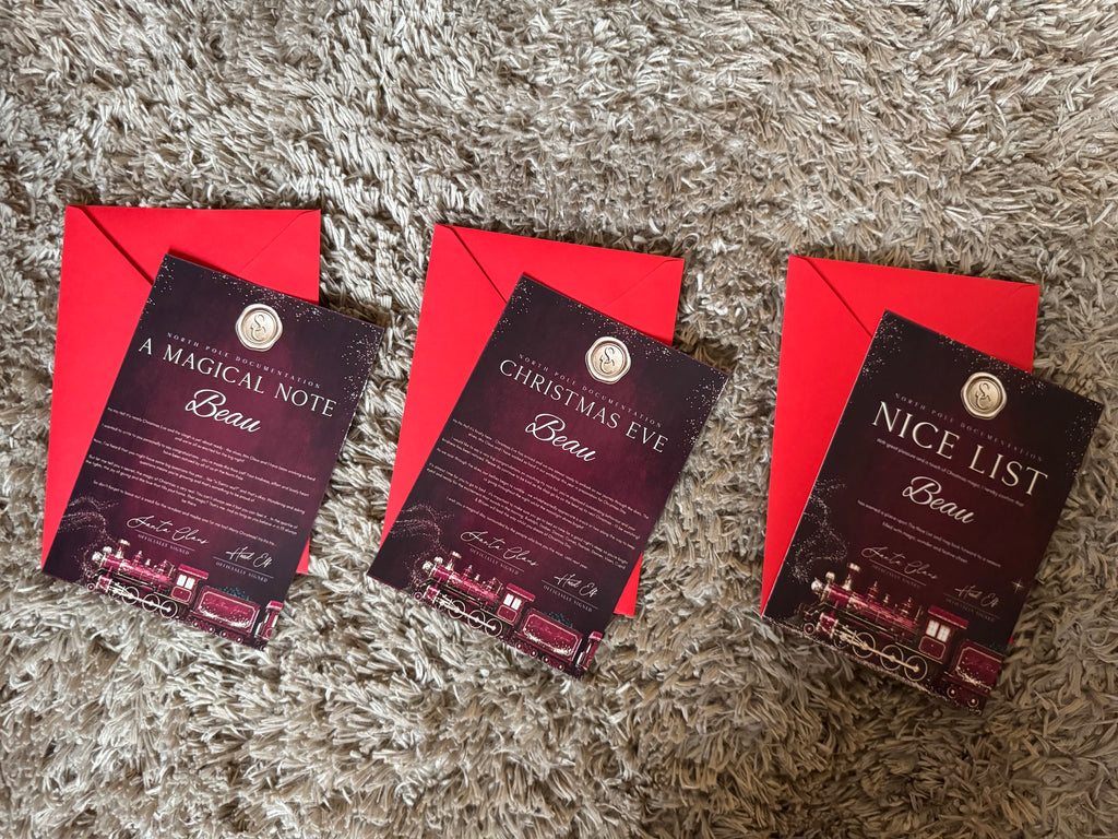 Personalised Christmas Nice List Letters Boys