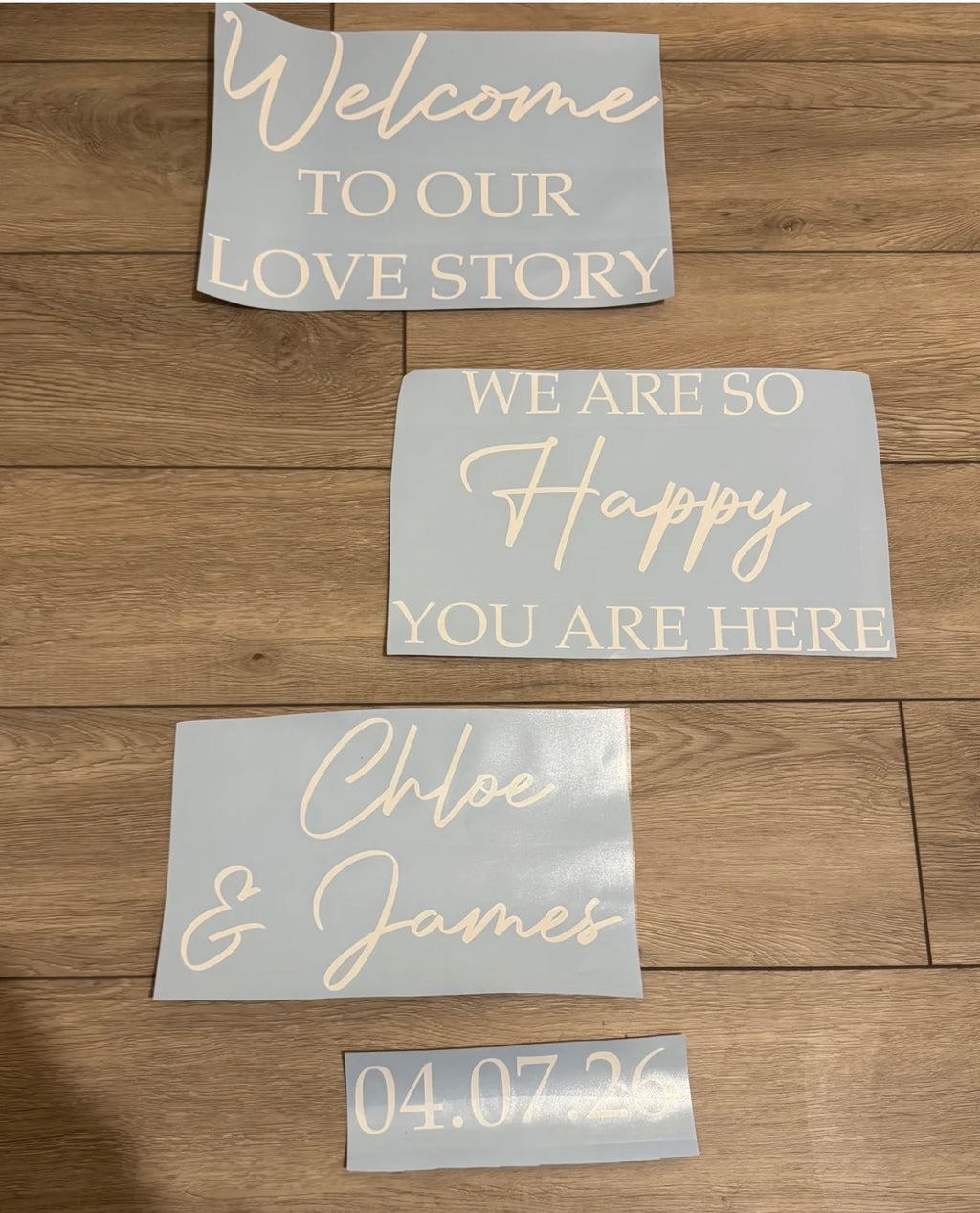 Welcome Sign Vinyl Offer