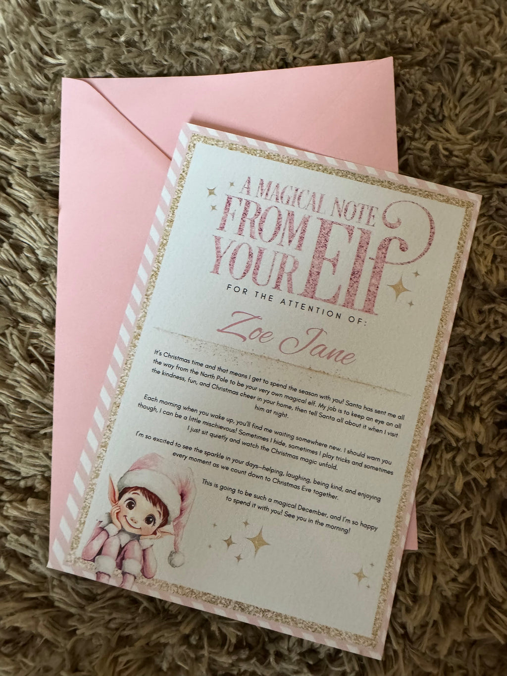Personalised Christmas Elf Letters