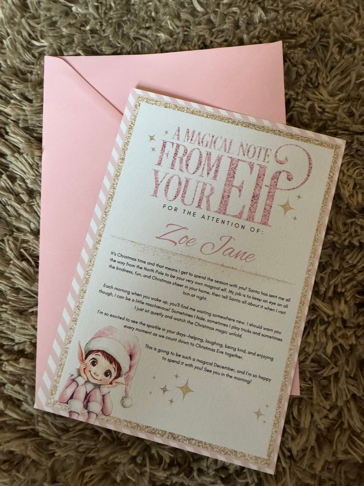 Personalised Christmas Elf Letters