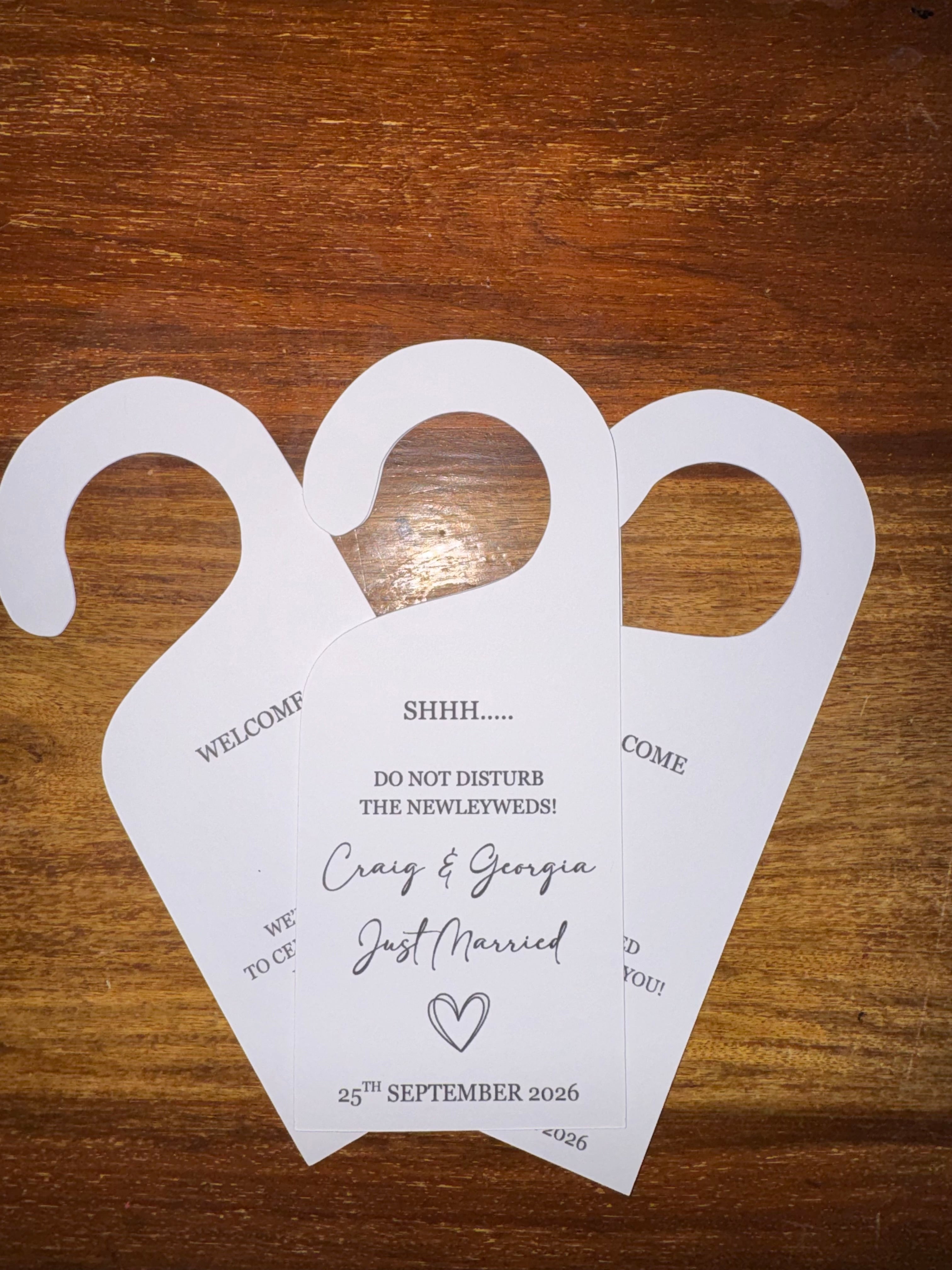 Wedding Door Hanger