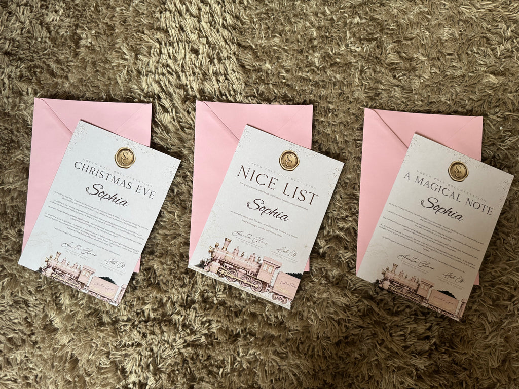 Personalised Christmas Nice List Letters Girls