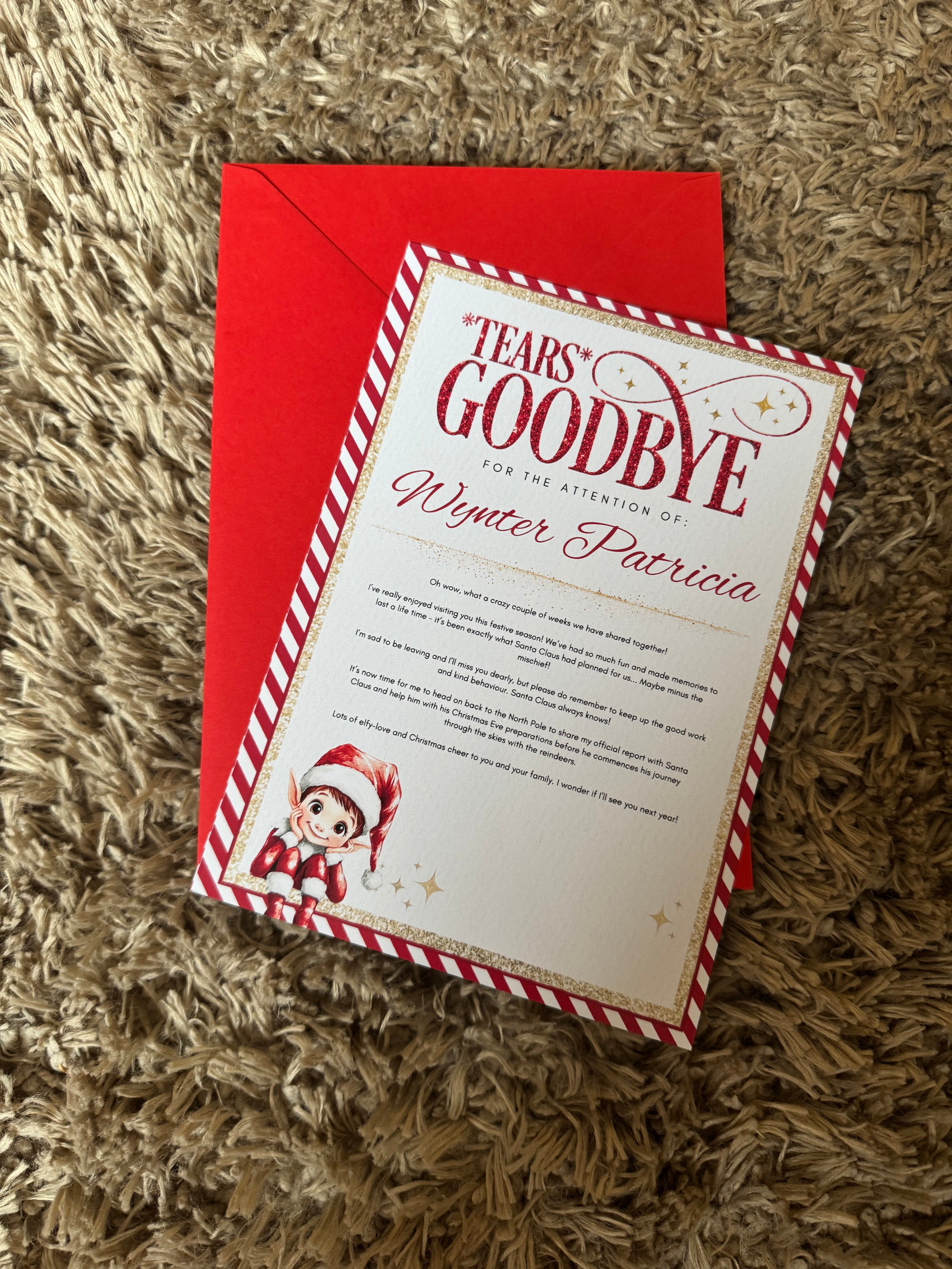 Personalised Christmas Elf Letters