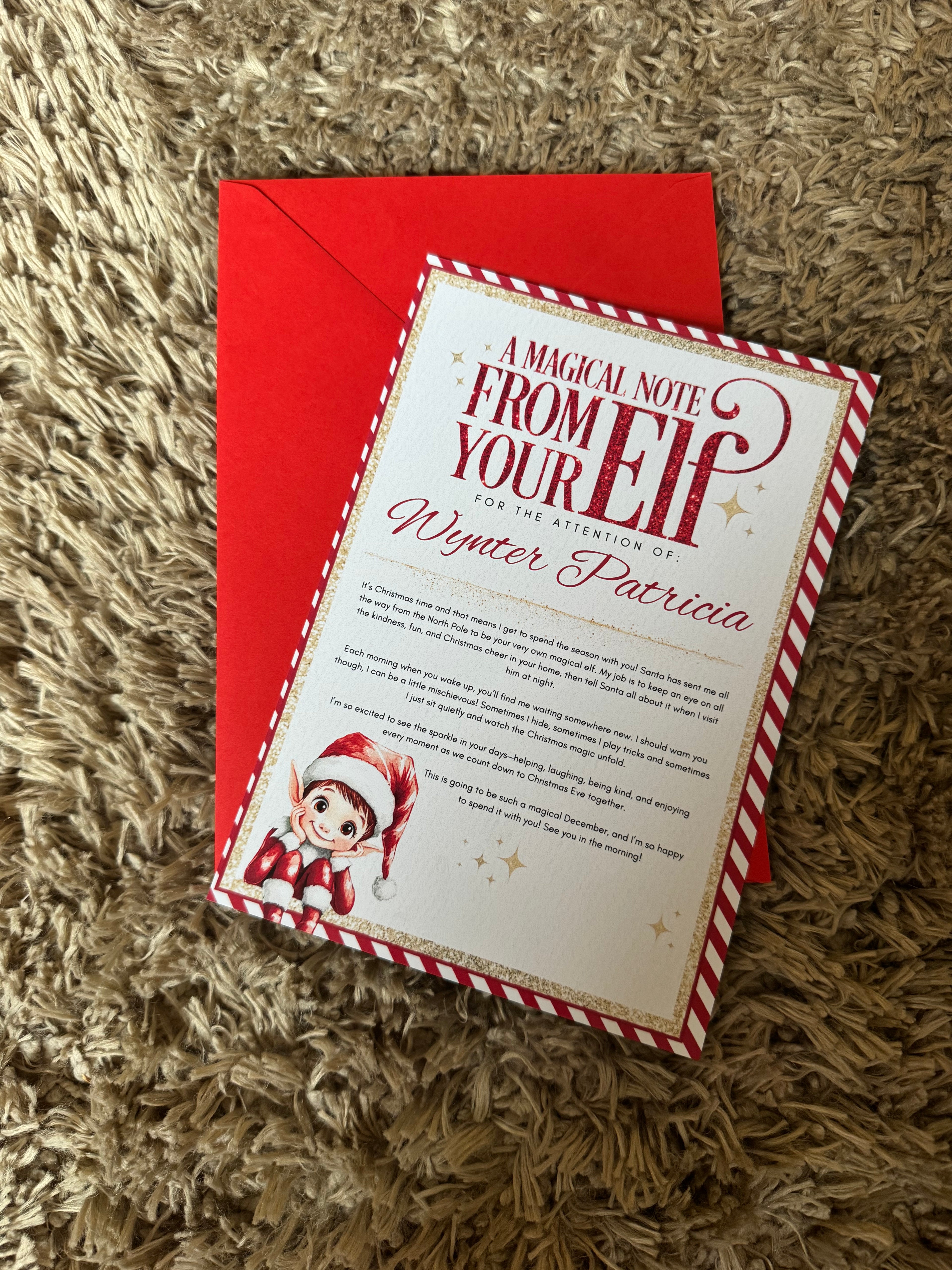 Personalised Christmas Elf Letters