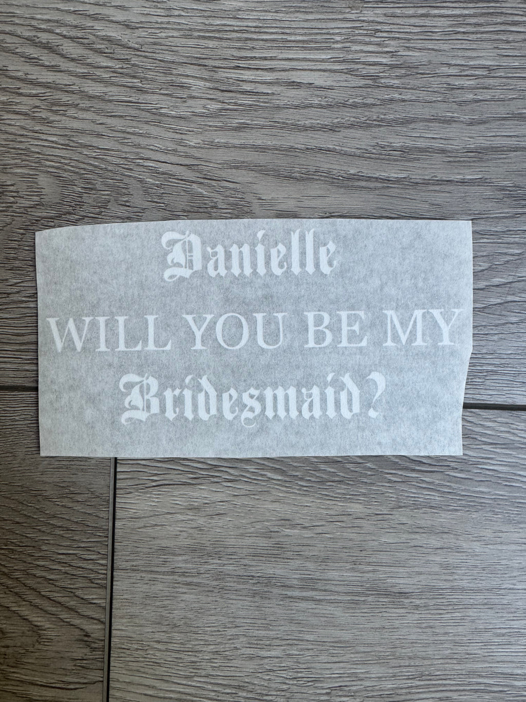 Will you be my? Vinyl Stickers Gothic Theme