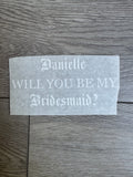 Will you be my? Vinyl Stickers Gothic Theme