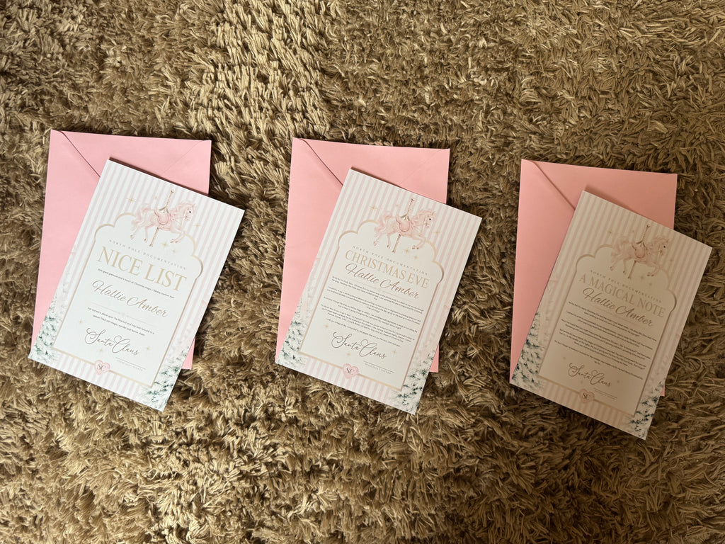 Personalised Christmas Nice List Letters Girls