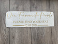 Seating Plan Topper Vinyl Our Favourite People