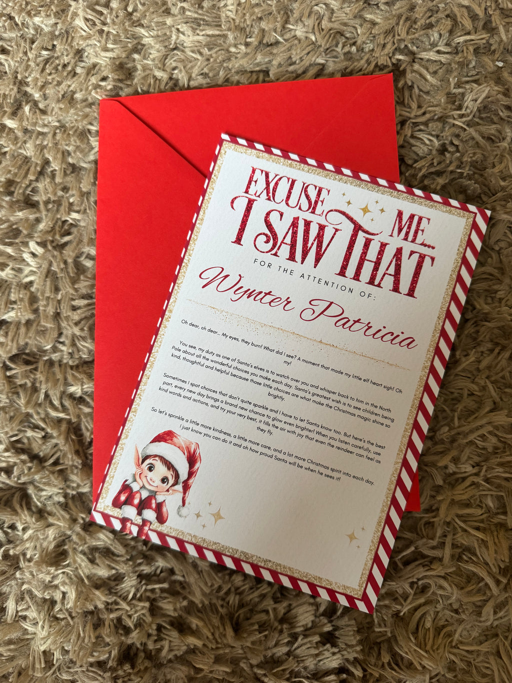 Personalised Christmas Elf Letters