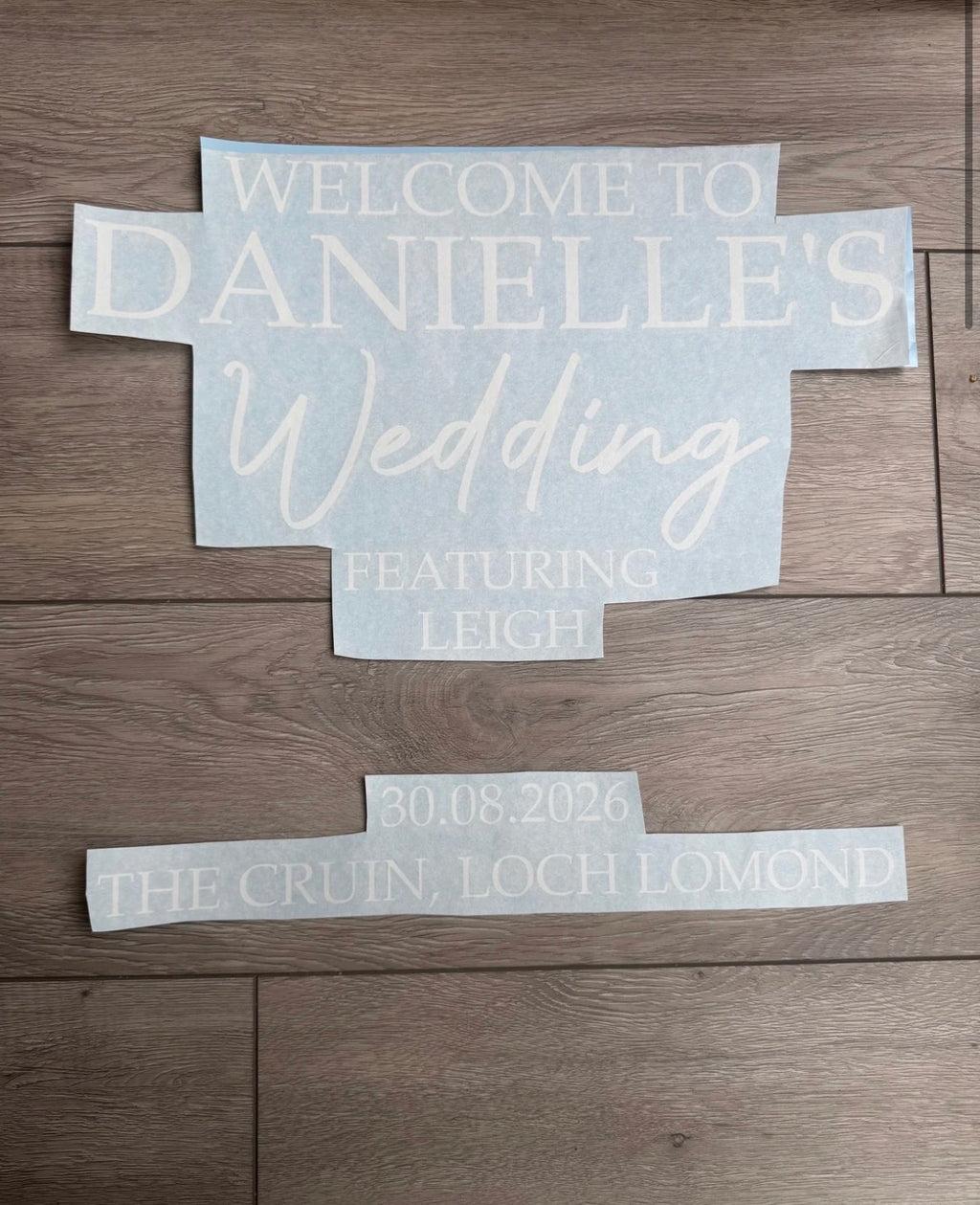 Welcome Sign Vinyl Offer