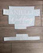 Welcome Sign Vinyl Offer