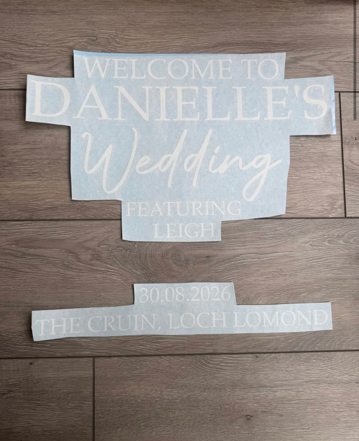 Welcome Sign Vinyl Offer