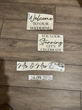 You Look Stunning Wedding Welcome Sign