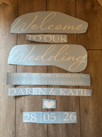 Welcome To Our Wedding Welcome Sign