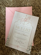 Personalised Christmas Nice List Letters Girls