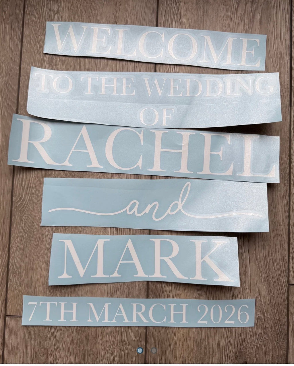 Welcome Sign Vinyl Offer