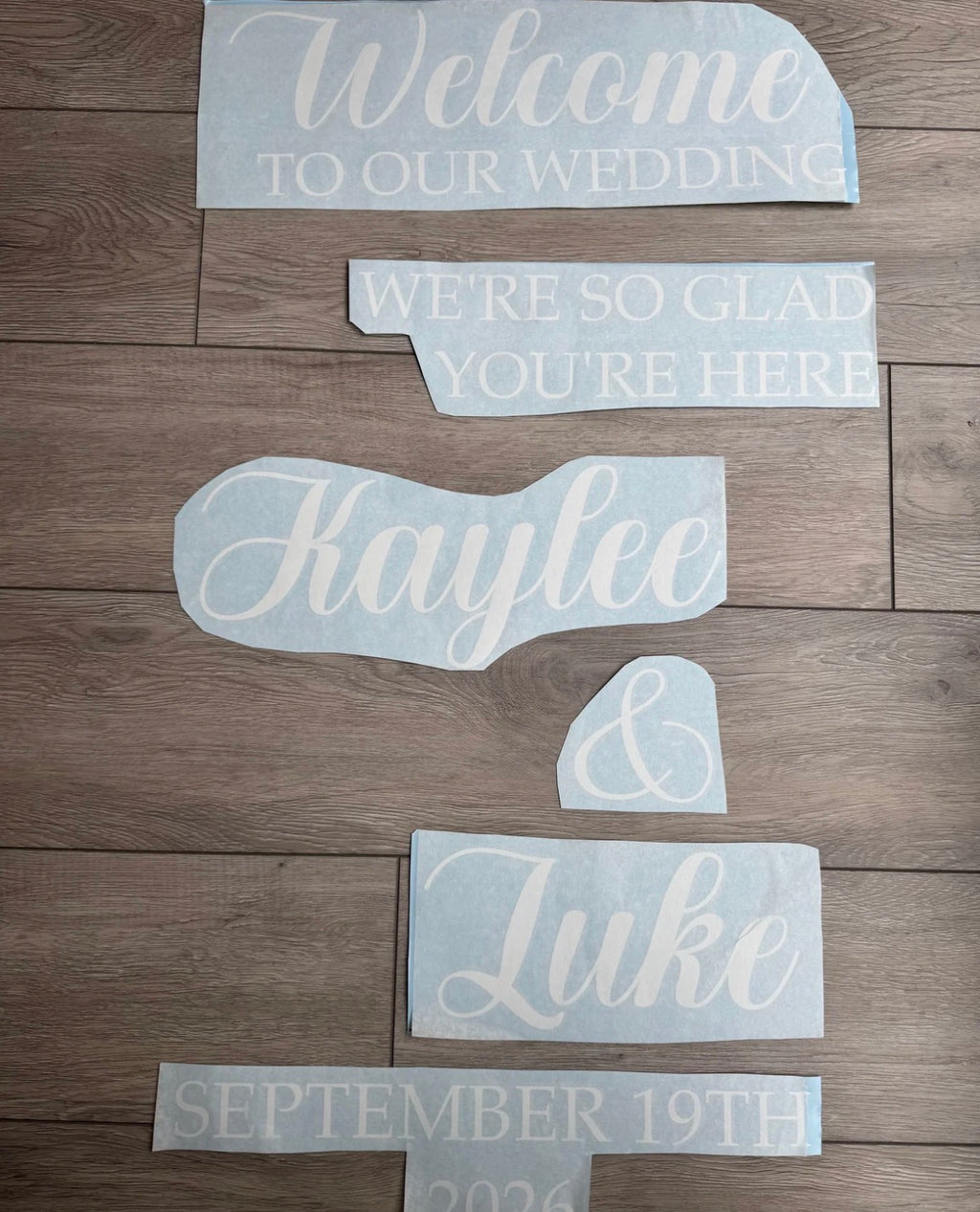Welcome Sign Vinyl Offer