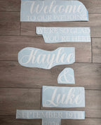 Welcome Sign Vinyl Offer