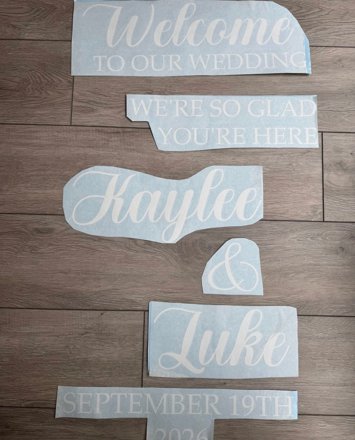 Welcome Sign Vinyl Offer
