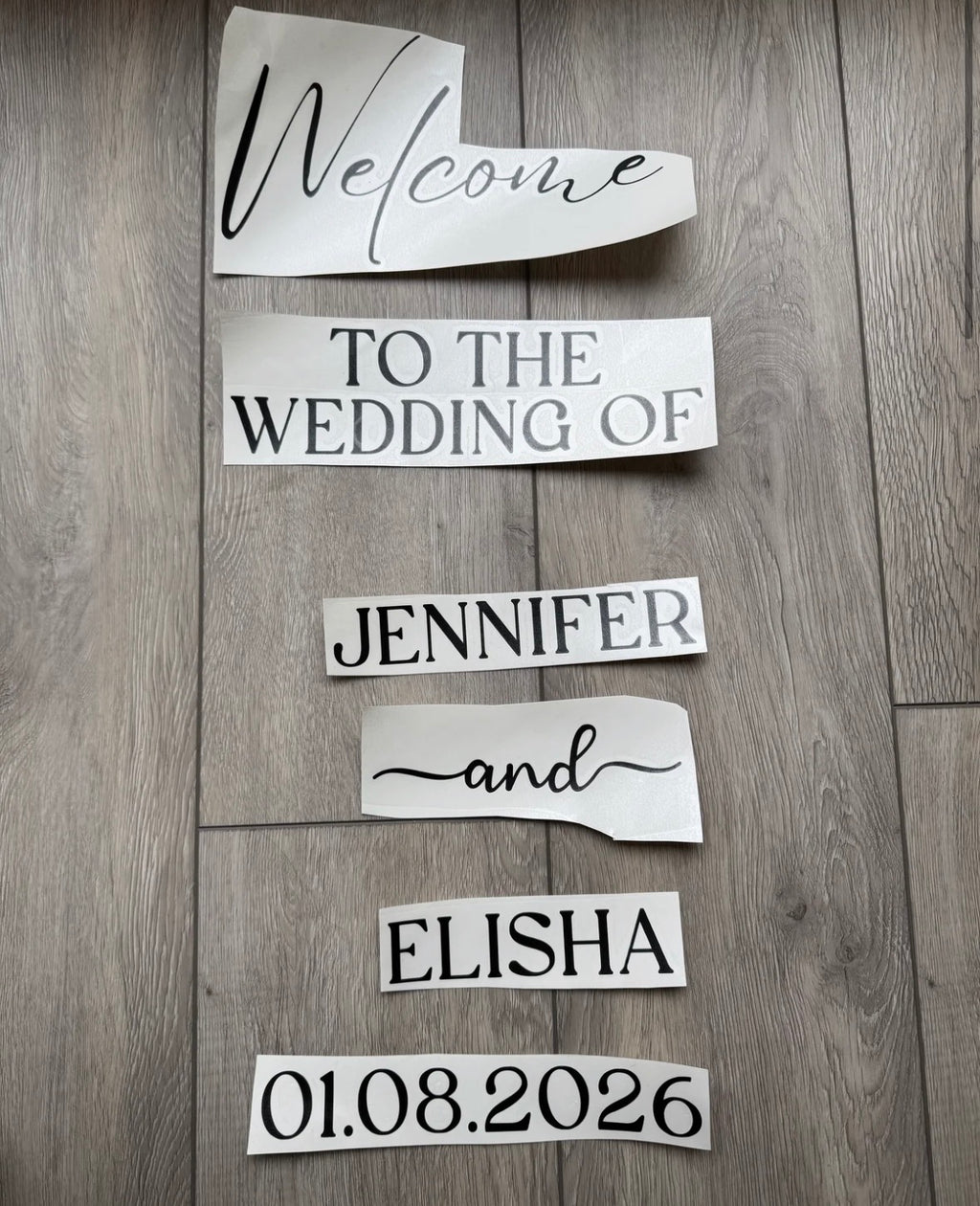 Welcome Sign Vinyl Offer