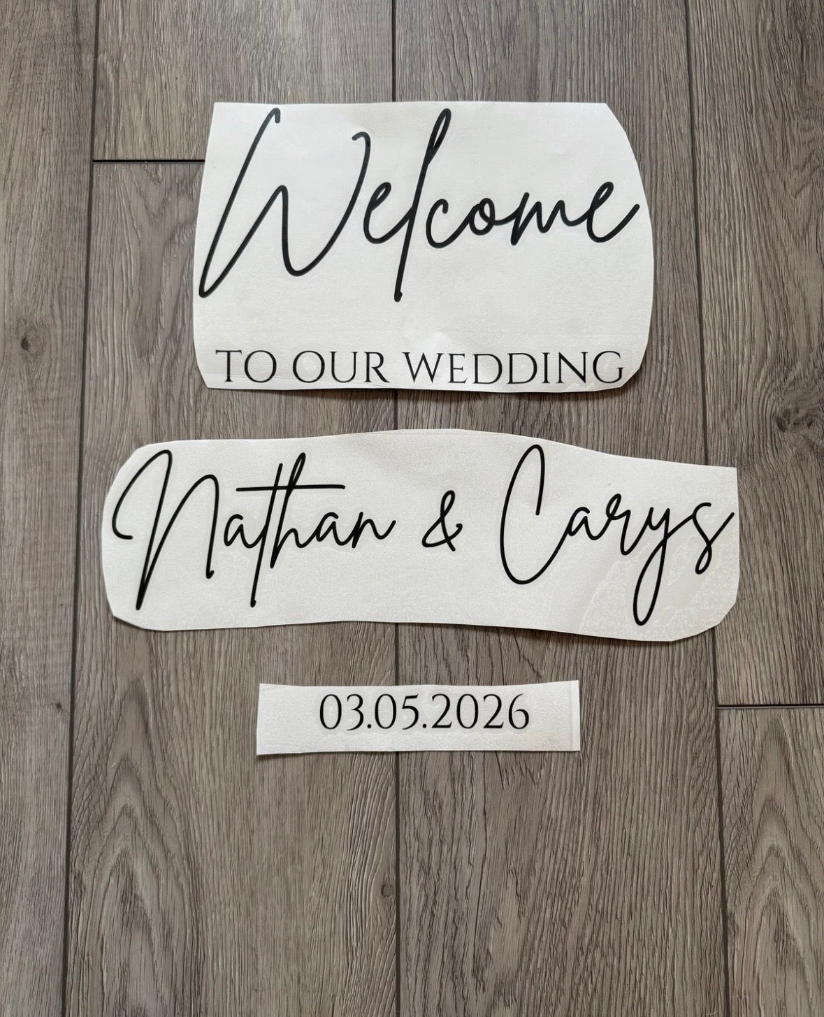 Welcome Sign Vinyl Offer