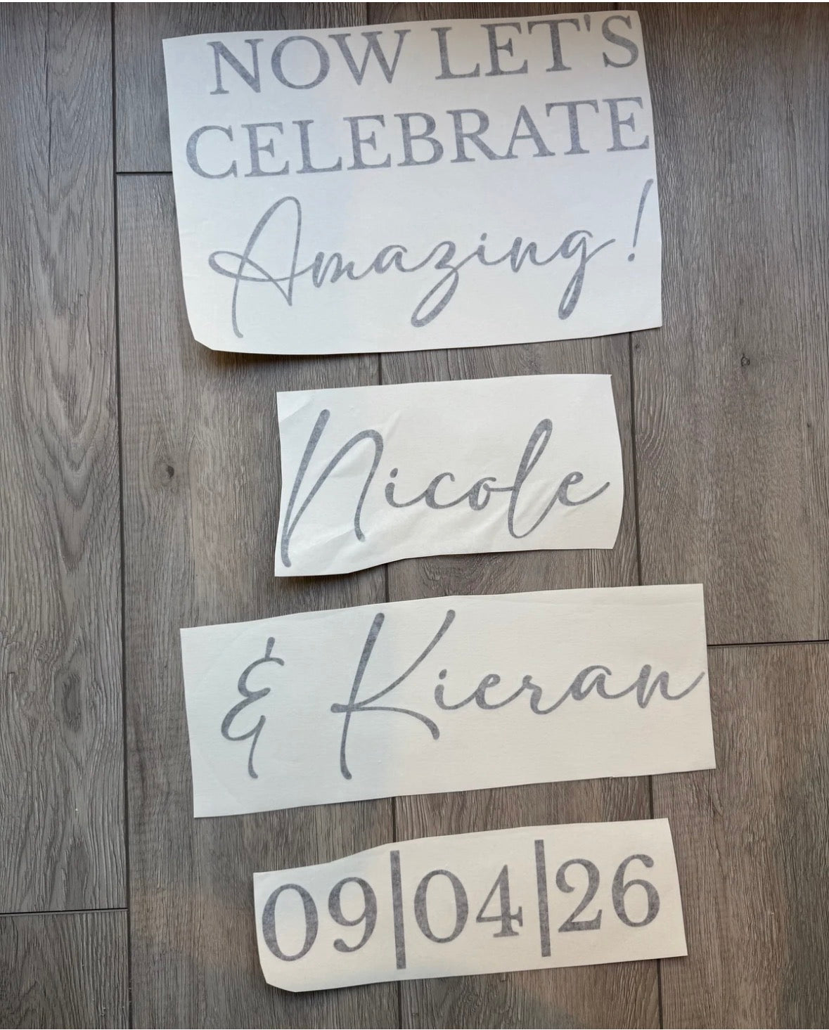 Welcome Sign Vinyl Offer