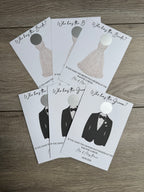 Personalised Scratch Off Cards Drink Prize Who Has The Bride Groom