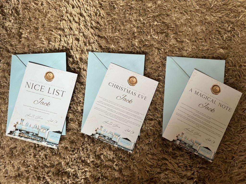 Personalised Christmas Nice List Letters Boys
